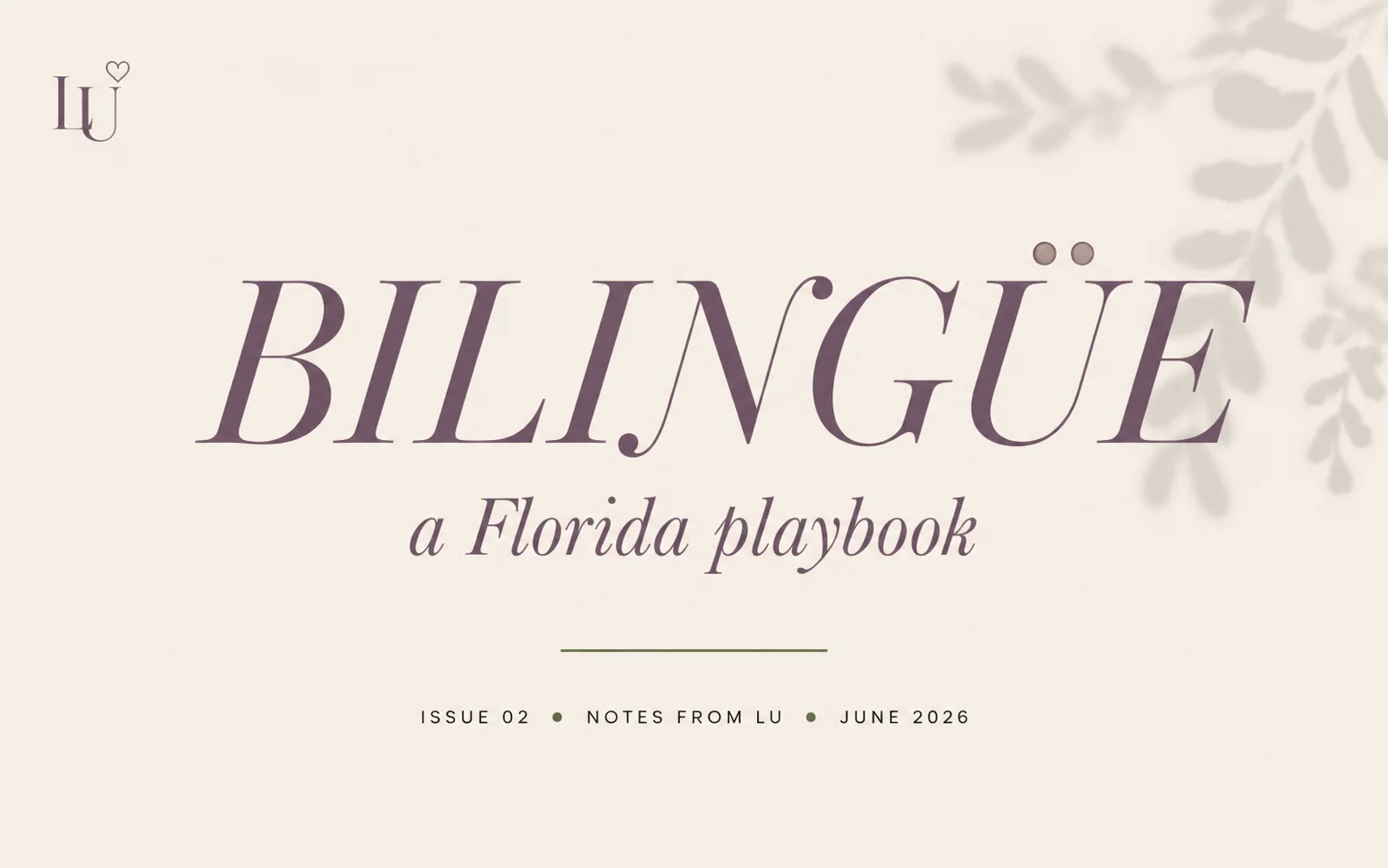 Bilingual marketing in Florida ● Editorial cover of the 2026 founder playbook by Lu PR