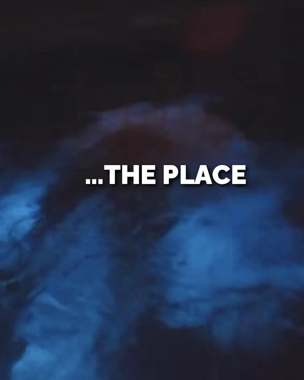 Escena azul de una campaña de bioluminiscencia en Florida